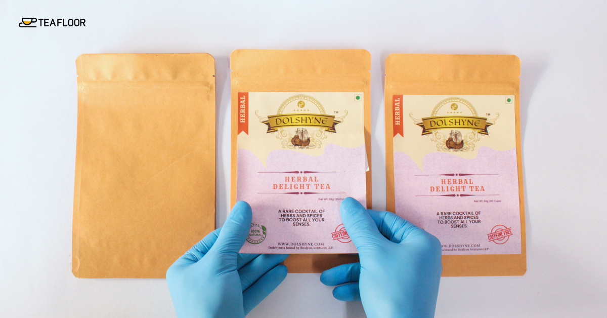 Image of Paper Pouch Tea Packaging